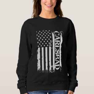 Carlsbad United Staaten beklagt US-Flagge Sweatshirt