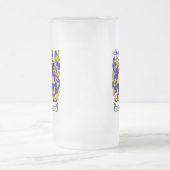 CARLSON-FAMILIENWAPPEN - CARLSON-WAPPEN MATTGLAS BIERGLAS (Mittel)