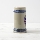 Carlson-Wappen Stein/Carlson-Familienwappen Bierglas (Mittel)