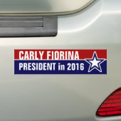 Carly Fiorina 2016 Autoaufkleber (Auf Auto)