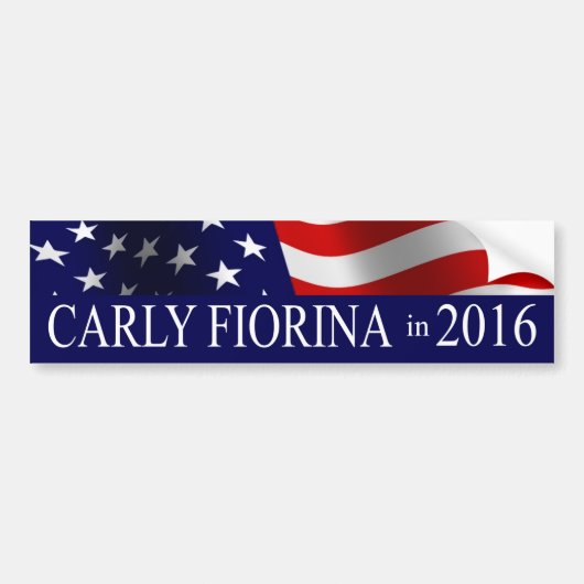 Carly Fiorina 2016 Autoaufkleber (Vorne)