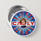 Carly Fiorina für Amerika Button (Vorne & Hinten)