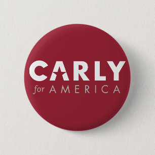 CARLY FIORINA für Knopf Präsidenten 2016 Button