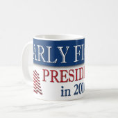 Carly Fiorina-Präsident im Jahre 2016 Kaffeetasse (Vorderseite Links)