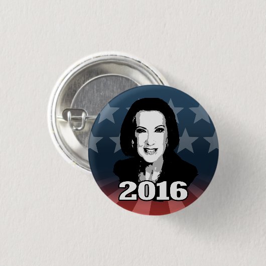 CARLY FIORINAkandidat 2016 Button (Vorne & Hinten)