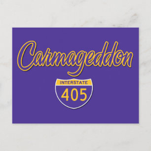 Carmageddon Postkarte