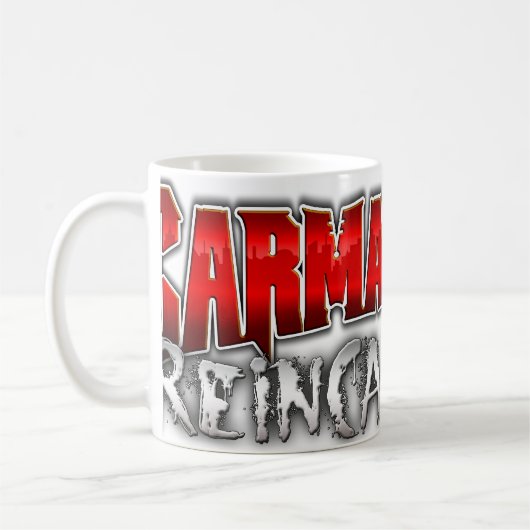 Carmageddon: Reinkarnations-Tasse Kaffeetasse (Links)
