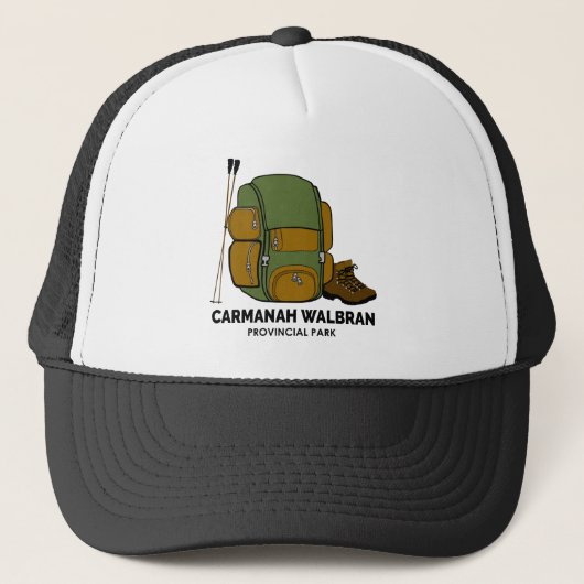 Carmanah Walbran Provincial Park Backpack Truckerkappe (Vorderseite)