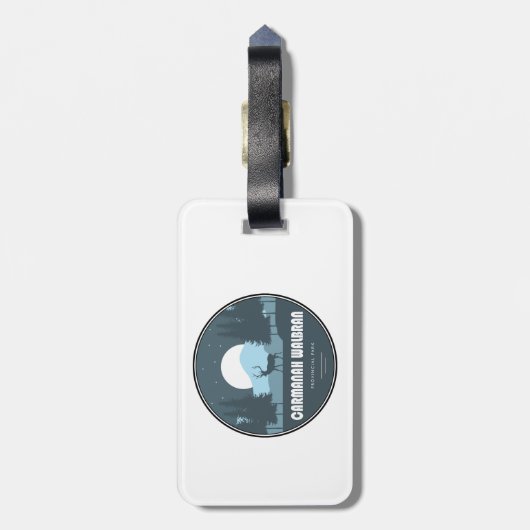 Carmanah Walbran Provincial Park Deer Gepäckanhänger (Rückseite vertikal)