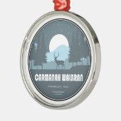 Carmanah Walbran Provincial Park Deer Ornament Aus Metall (Links)