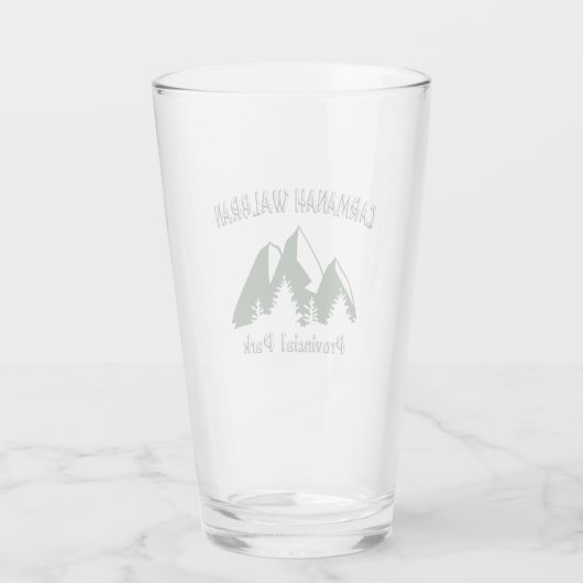 Carmanah Walbran Provincial Park Glas (Rückseite)