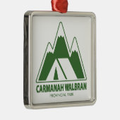 Carmanah Walbran Provincial Park Mountains Camping Ornament Aus Metall (Rechts)