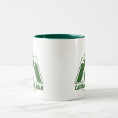 Carmanah Walbran Provincial Park Mountains Camping Zweifarbige Tasse (Mittel)