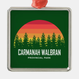 Carmanah Walbran Provincial Park Ornament Aus Metall