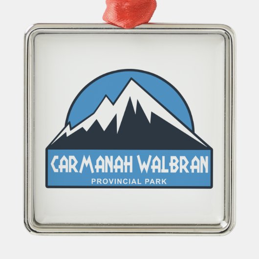 Carmanah Walbran Provincial Park Ornament Aus Metall (Vorne)