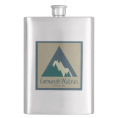 Carmanah Walbran Provincial Park Rustic Flachmann (Vorderseite)