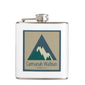 Carmanah Walbran Provincial Park Rustic Flachmann (Vorderseite)