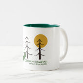 Carmanah Walbran Provincial Park Trail Zweifarbige Tasse (VorderseiteRechts)