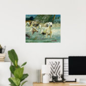 Carmargue Horse Portrait Poster (Heimbüro)