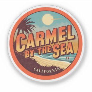 Carmel am Meer Strand Kalifornien Pazifikküste Aufkleber