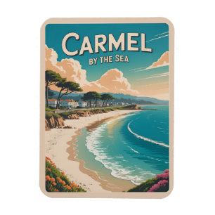 Carmel am Meeresstrand Kalifornien Pazifikküste Magnet