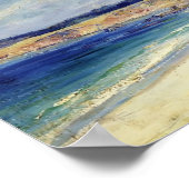 Carmel Beach by Typ Rose Poster (Ecke)