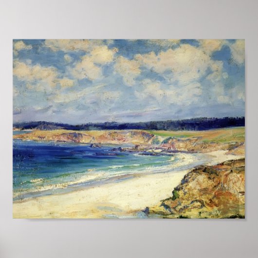 Carmel Beach by Typ Rose Poster (Vorne)