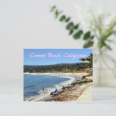 Carmel Beach California Postcard Postkarte (Stehend Vorderseite)
