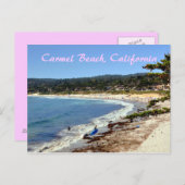 Carmel Beach California Postcard Postkarte (Vorne/Hinten)
