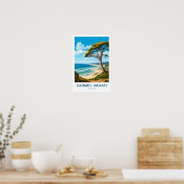 Carmel Beach California Travel Print Poster (Küche)