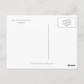 Carmel Beach Landschaftlich California Postcard Postkarte (Rückseite)