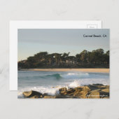 Carmel Beach von John Oven Postkarte (Vorne/Hinten)