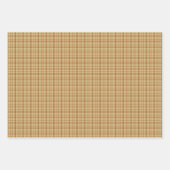Carmel Burgundy Plaid Classic Pattern Geschenkpapier Set (Vorderseite 2)