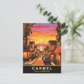 Carmel by Sea, Kalifornien Postkarte (Stehend Vorderseite)