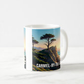 Carmel-by-the-sea-Allone-Zypresse Kaffeetasse (VorderseiteRechts)