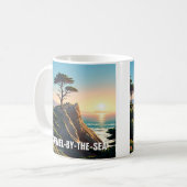 Carmel-by-the-sea-Allone-Zypresse Kaffeetasse (Vorderseite Links)