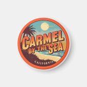 Carmel by the sea beach california pacific coast magnet (Vorne)