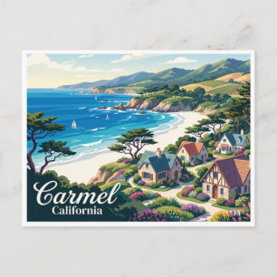 Carmel-by-the-Sea Kalifornien Postkarte