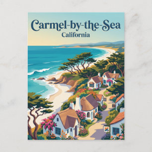 Carmel-by-the-Sea Kalifornien Postkarte