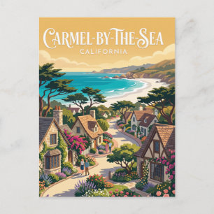 Carmel-by-the-Sea Kalifornien Postkarte