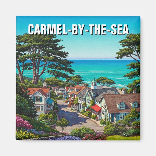 Carmel-by-the-sea Magnet (Vorne)