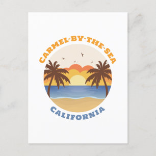 Carmel-by-the-Sea, Monterey Landkreis, Kalifornien Postkarte