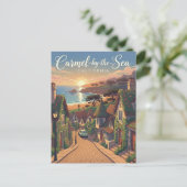 Carmel-by-the-sea Postkarte (Stehend Vorderseite)