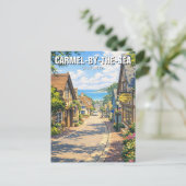 Carmel-by-the-sea  postkarte (Stehend Vorderseite)