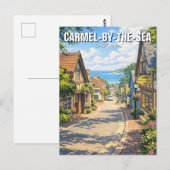 Carmel-by-the-sea  postkarte (Vorne/Hinten)