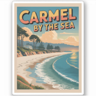 Carmel by the Sea Strand Kalifornien Pazifikküste Aufkleber