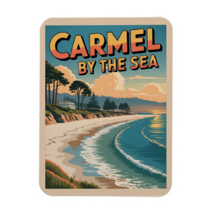 Carmel by the Sea Strand Kalifornien Pazifikküste Magnet