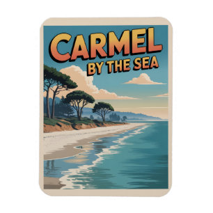 Carmel by the Sea Strand Kalifornien Pazifikküste Magnet