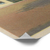 Carmel, CA - Business District View of Downtown Poster (Ecke)