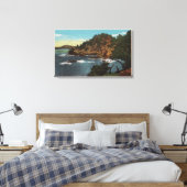 Carmel, CA - Rugged Coast on Point Lobos Leinwanddruck (Insitu (Schlafzimmer))